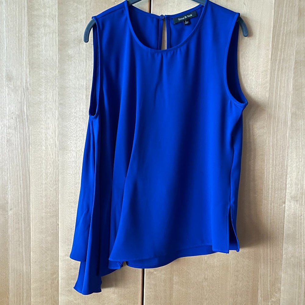 NWOT Strut & Bolt Kotter Side Pleat Detail Blouse